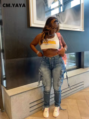 Women Zipper Fly Multi Pocket Side Cargo Straight Denim Pants 2024 Safari Retro Fashion Pencil Jeans Trousers